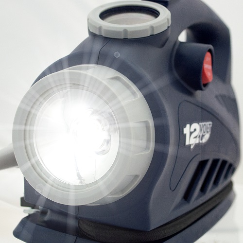 Portable 12V Inflator 150 PSI with Mattress/Raft Adaptor Campbell