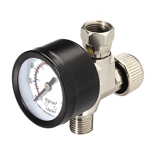 Spray Gun Adjusting Valve with Gauge Campbell Hausfeld MP3276