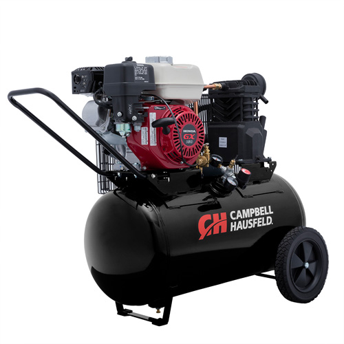 20 Gal. Horizontal Gas Single-Stage 10.2 CFM GX160 Honda Portable Air Compressor