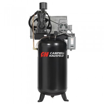 CE7052 80-Gallon Horizontal Two-Stage 17.2CFM 5HP 208-230V 1PH 80 gallon Campbell Hausfeld CE7052 Campbell Hausfeld Air Compressor