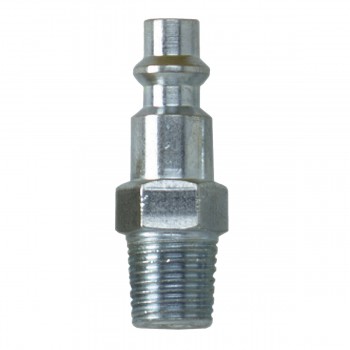 Zinc 1/4 In Male to Male Swivel Automotive Plug X 1/4 In 