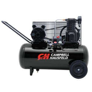Campbell Hausfeld 15 Gallon Portable Air Compressor (VX4002), 2 HP Dual-Voltage Motor, 5.5 CFM at 90 PSI, Two-Cylinder Single Stage Pump.