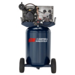 Built in the USA Campbell Hausfeld 30 Gallon 2 Stage Vertical Air Compressor (XC302100), 2 HP, 4.1 SCFM @ 90 PSI