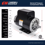 Compressor-Duty-Electric-Motor-6-HP-MGP56HZ601P2P-CH
