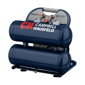 CAMPBELL HAUSFELD TWIN STACK 1HP COMPRESSOR 17L TANKS IC040510DI